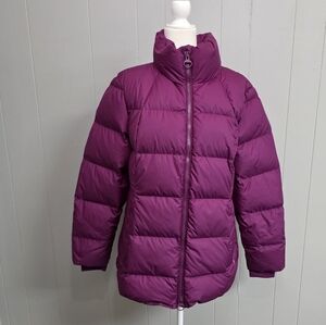 Athleta Purple Downtown Puffer Jacket Size 1X